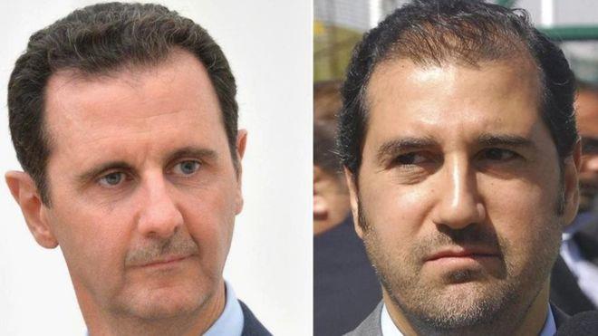 الملياردير رامي مخلوف وبشار الأسد