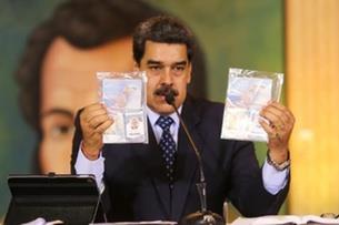 صورة وزعتها الرئاسة الفنزويلا للرئيس نيكولاس مادور