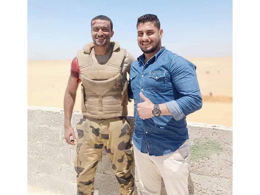 الجندي البطل محمد علي تايسون مع كريم محجوب