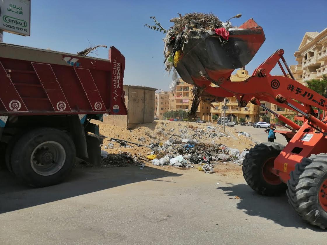 رفع المخلفات بالمدن الجديدة