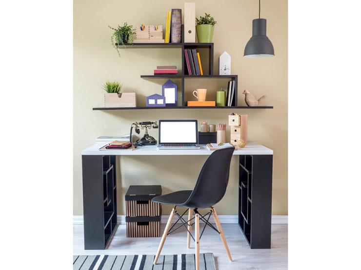 كيف توفر مساحة في مكتب العمل المنزلي؟