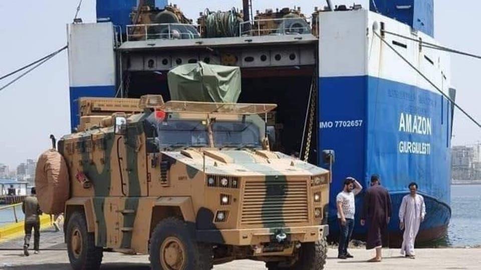 وصول شحنات سلاح من تركيا لغرب ليبيا