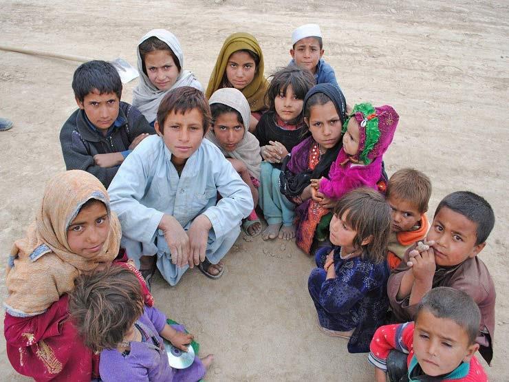الأطفال في افغانستان