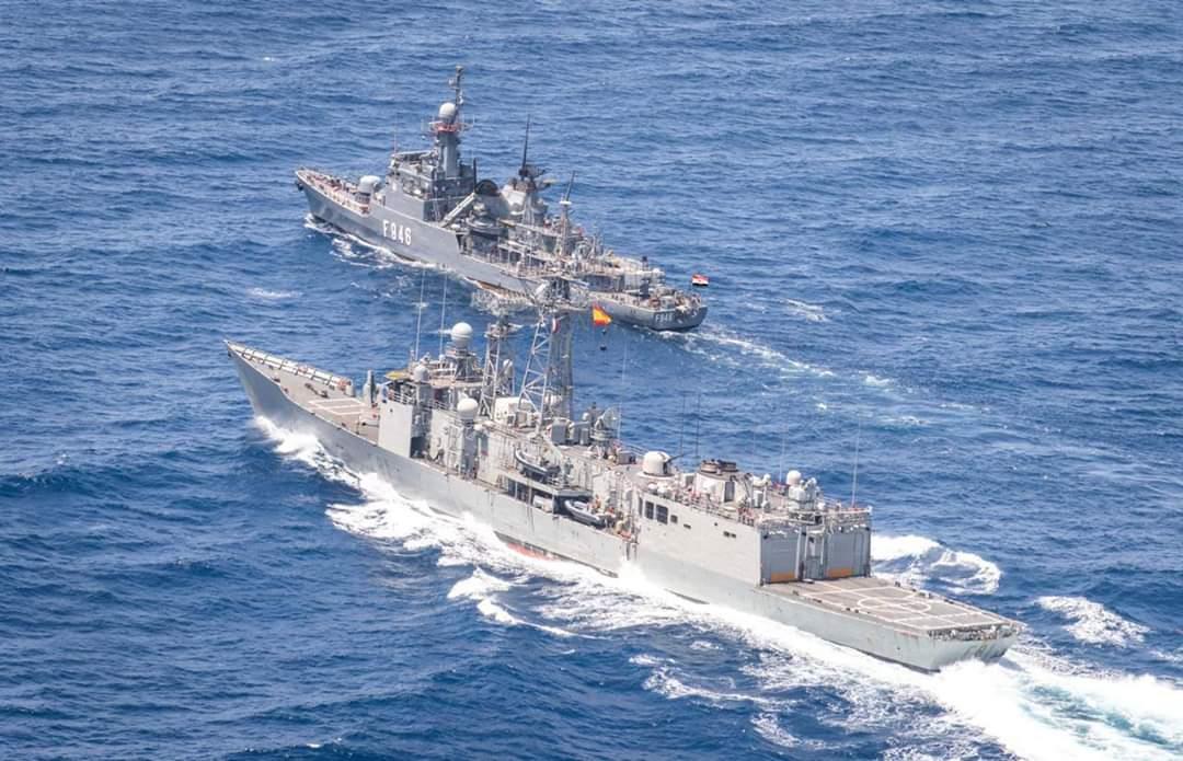  البحرية المصرية والإسبانية تنفذان تدريبًا عابرًا 
