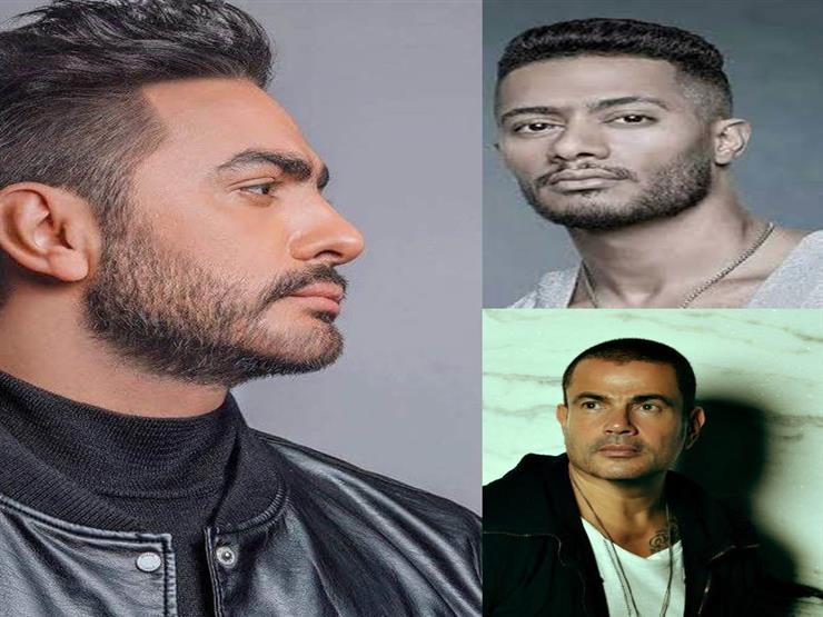 رمضان ودياب وتامر حسني