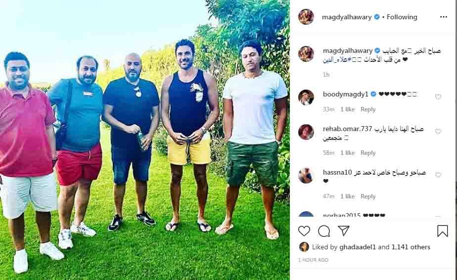 الهواري مع عز ومحمد جمعه