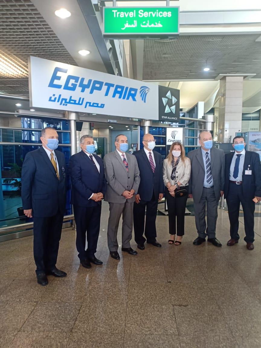 وزير الطيران يشهد انطلاق أولى رحلات مطار القاهرة ا