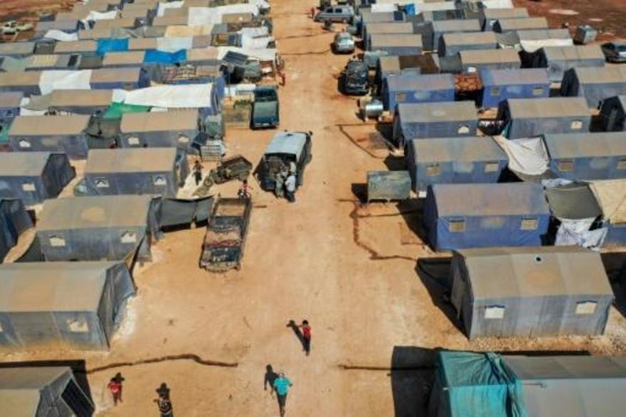 مخيم لاجئين في سوريا