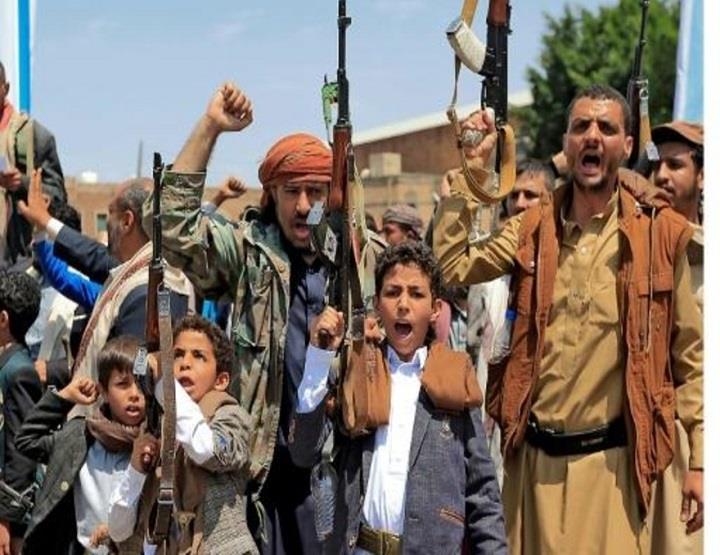  مقاتلون في صفوف المتمردين الحوثيين في صنعاء في 7 