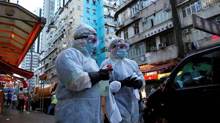 التعامل مع فيروس كورونا في هونج كونج