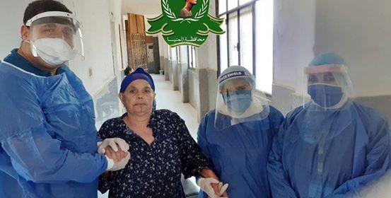 تعافي مُصابة بكورونا داخل مستشفى مطاي في المنيا