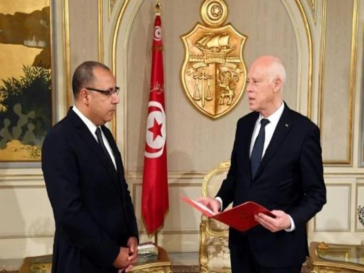 صورة وزعتها الرئاسة التونسية تظهر الرئيس التونسي ق