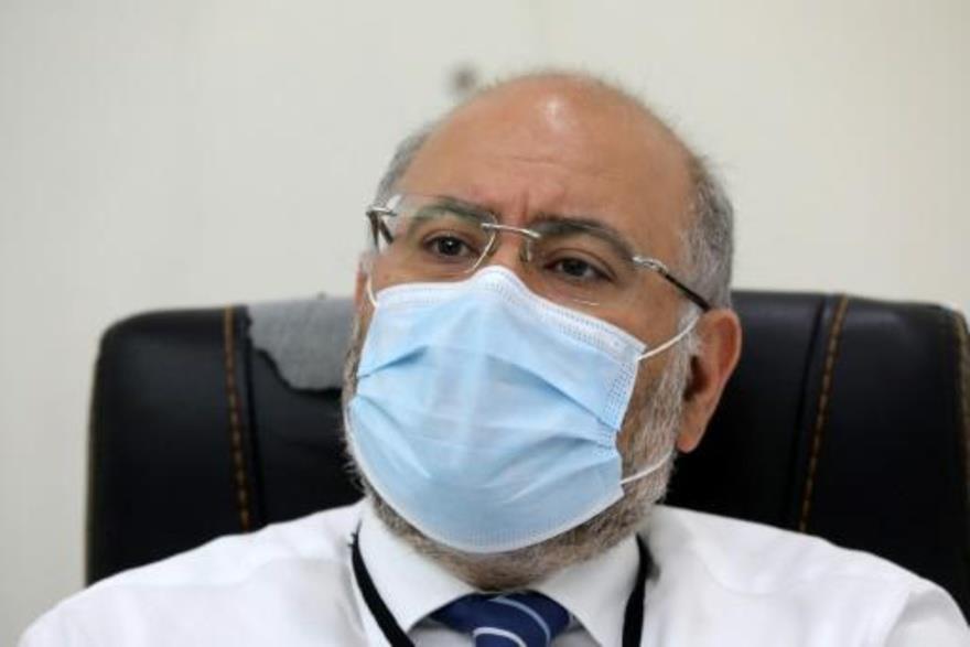 مدير مستشفى رفيق الحريري الجامعي فراس أبيض خلال مق