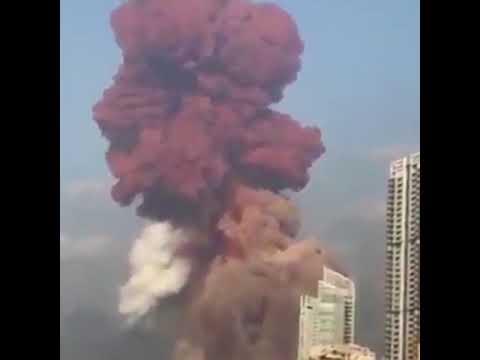 انفجار هائل يهز قلب بيروت العاصمة اللبنانية