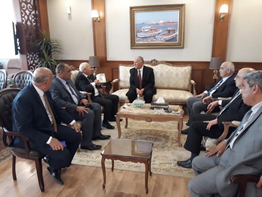 محافظ بورسعيد يستقبل رئيس هيئة قضايا الدولة