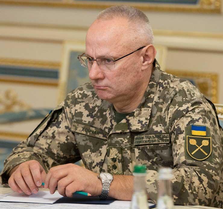 القائد الأعلى للقوات المسلحة الأوكرانية، الفريق رو