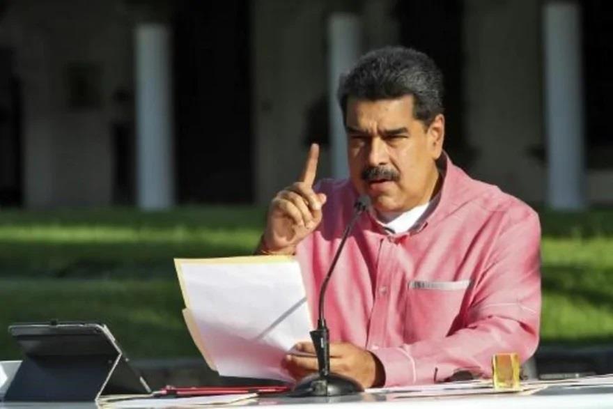  صورة نشرتها الرئاسة الفنزويلية للرئيس نيكولاس ماد