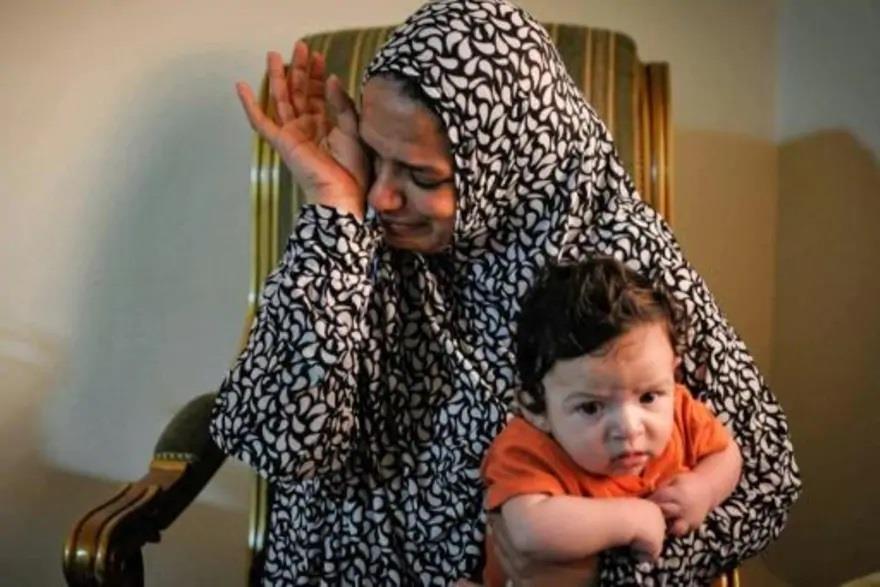  سعاد محمد زوجة المهاجر السوري شادي رمضان الذي فقد