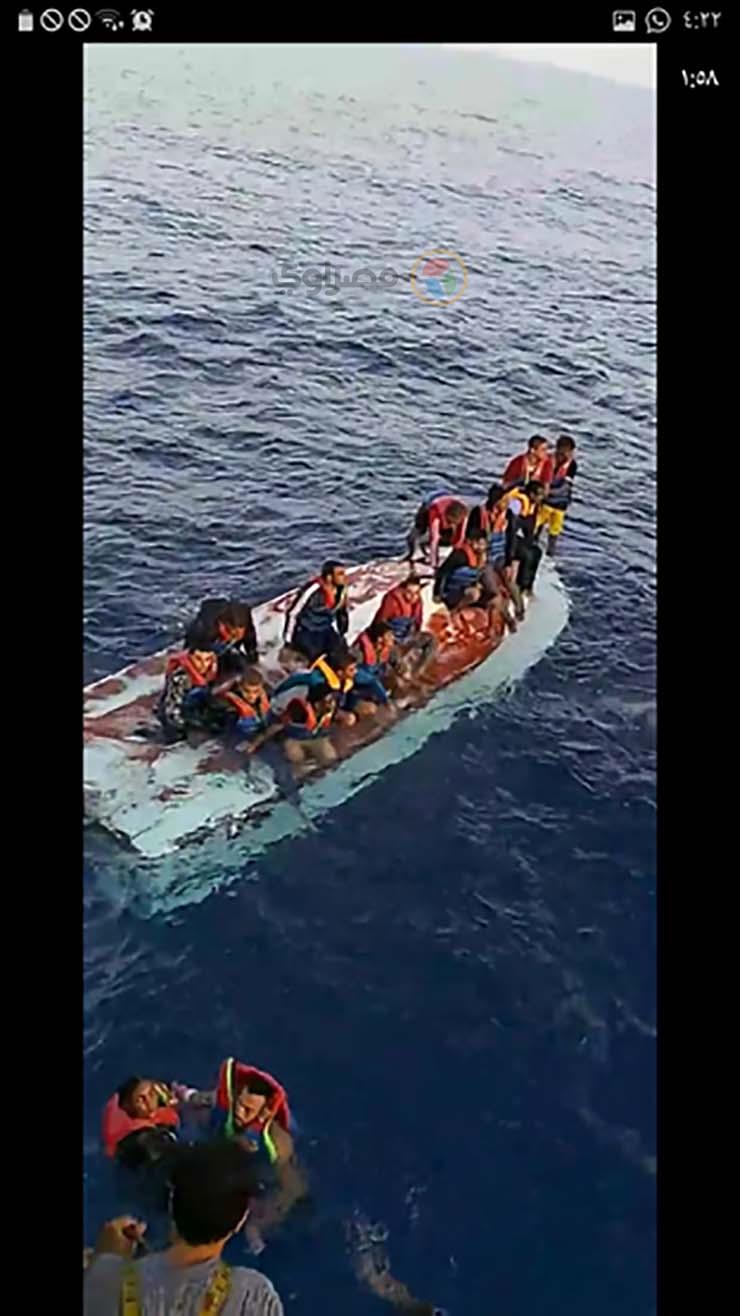 خفر السواحل الإيطالي عثر على القارب مليئا بالأشخاص