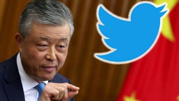 يستخدم السفير ليو شياو مينغ حسابا بموقع تويتر منذ 