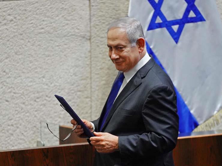صورة موزعة من البرلمان الإسرائيلي يظهر فيها رئيس ا