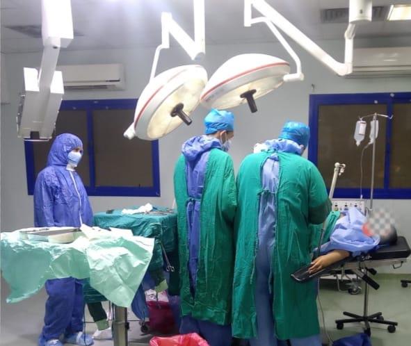 إجراء ولادة قيصرية عاجلة لمصابة بكورونا في دهب الم