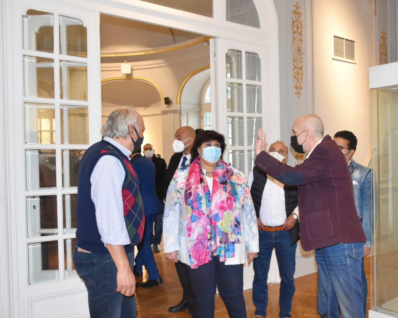 وزيرة الثقافة تتابع تطوير متحف محمود خليل 