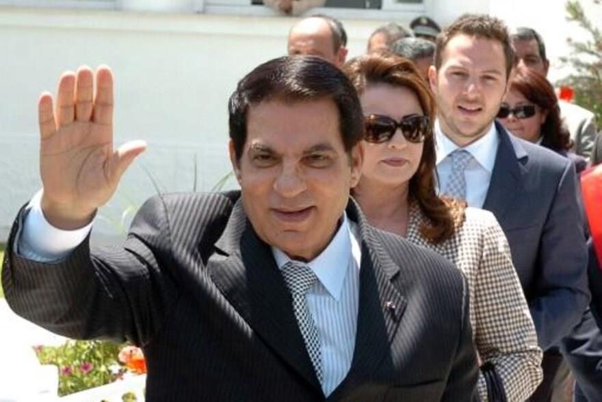 الرئيس التونسي الأسبق الراحل زين العابدين بن علي ف
