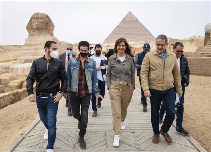 زيارة مينا مسعود للمناطق السياحية بمصر (2)