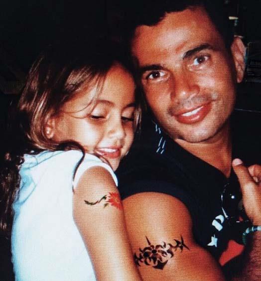 كنزي دياب ووالدها