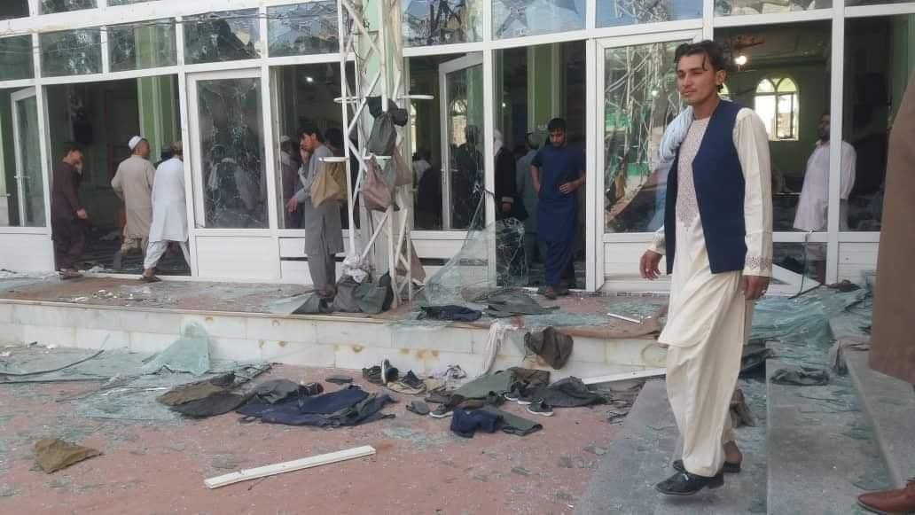 تفجير مسجد شيعي في افغانستان