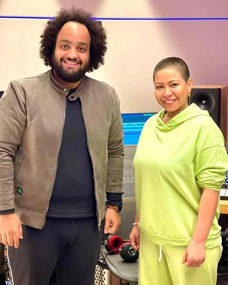 شيرين مع عمرو الخضري