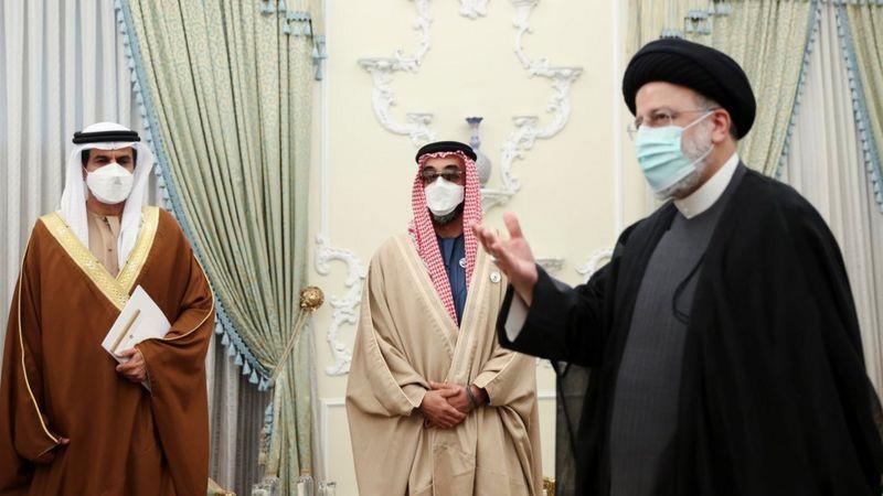 مسؤول إماراتي يلتقي مسؤولين إيرانيين بينهم الرئيس