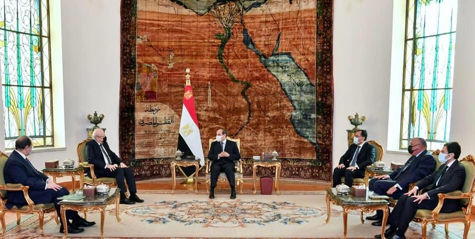 السيسي يستقبل رئيس الحكومة اللبناني