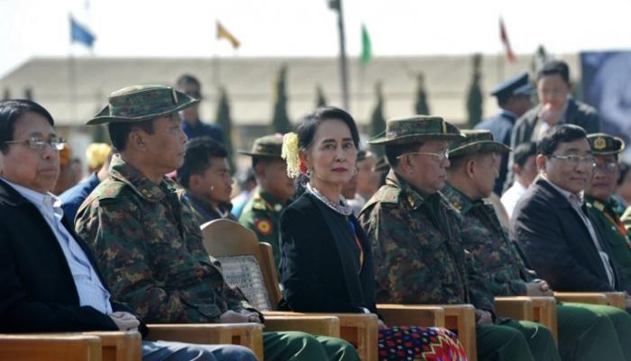 انقلاب علي زعيمة ميانمار