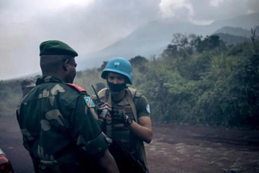 ضابط مغربي من قوة الأمم المتحدة في الكونغو الديموق