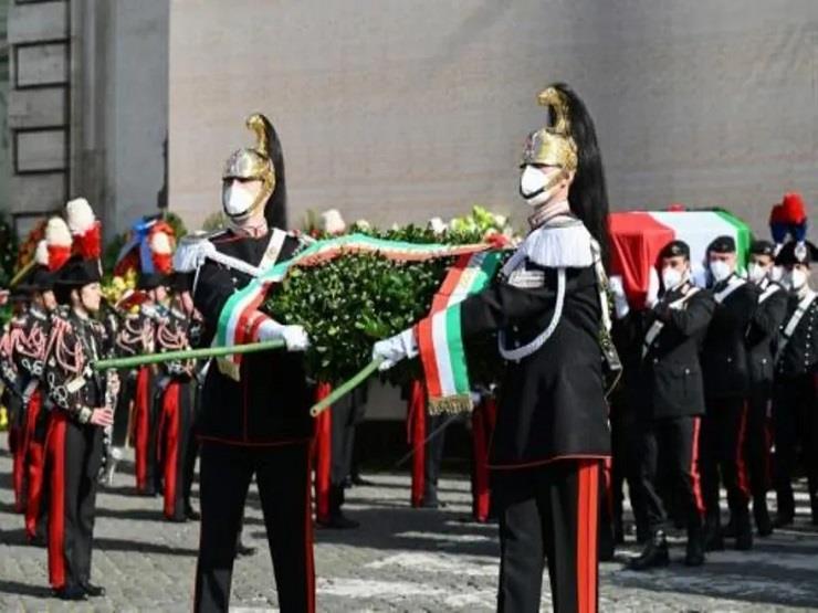 مراسم الجنازة الوطنية للسفير الايطالي الذي قتل في 