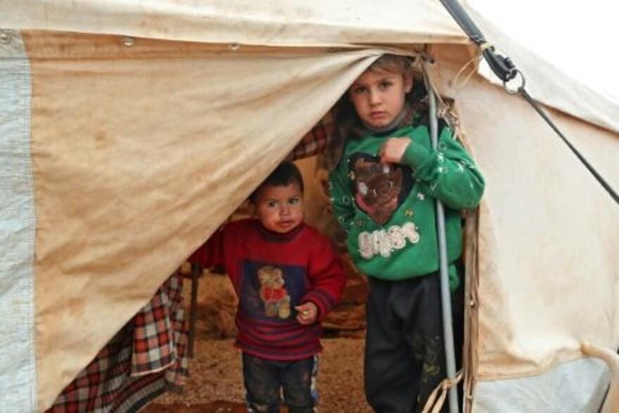 مخيم للنازحين في شمال غرب سوريا
