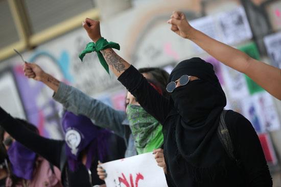 مظاهرات ترافقت مع يوم المرأة العالمي بالمكسيك