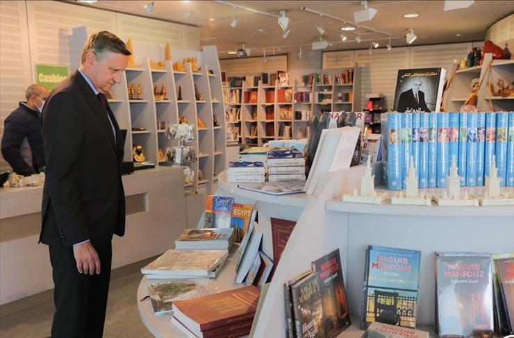 سفير ألمانيا يزور مكتبة الإسكندرية 