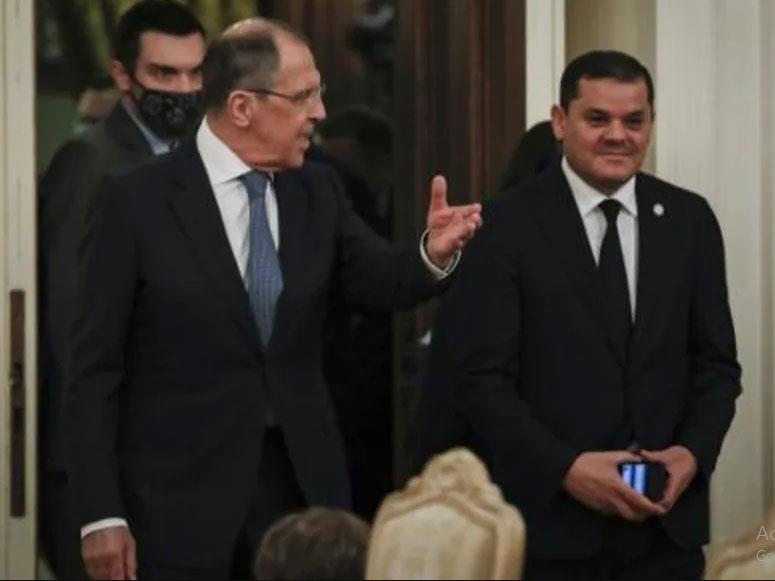 رئيس الوزراء الليبي عبد الحميد الدبيبة في موسكو