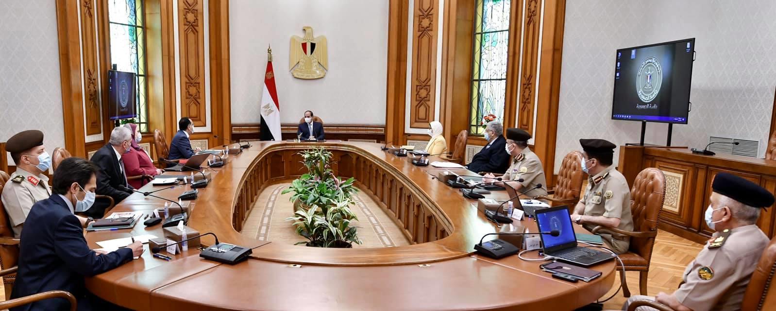 اجتماع الرئيس عبد الفتاح السيسى