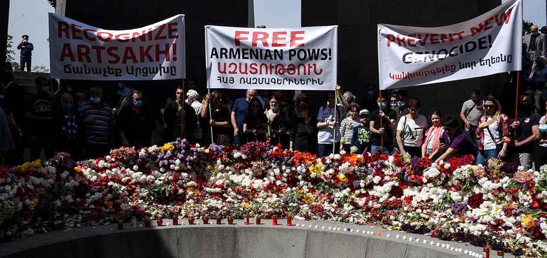 الأرمن يحيون الذكرى 106 للمذابح في عهد السلطنة الع