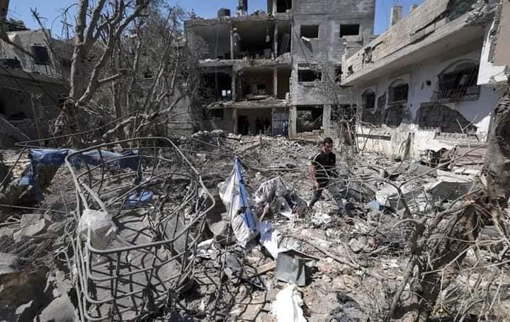 الدمار جراء القصف الاسرائيلي على غزة
