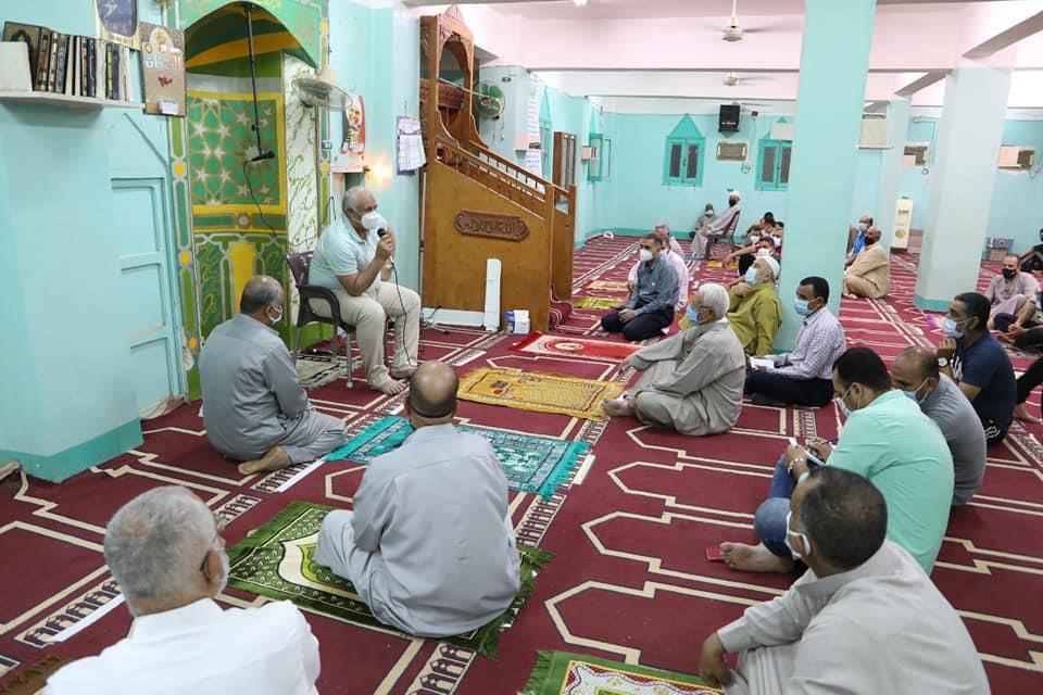 محافظ الوادي الجديد يغلق مسجدي الاستقامة وإبراهيم 