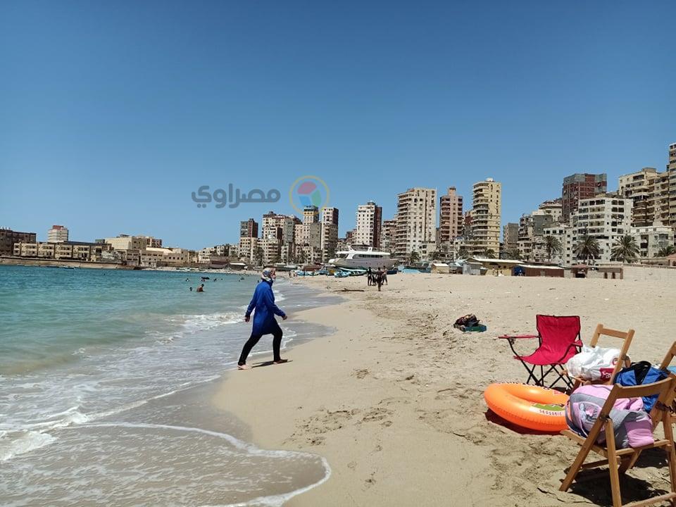 أحد الشواطئ بمحافظة الإسكندرية