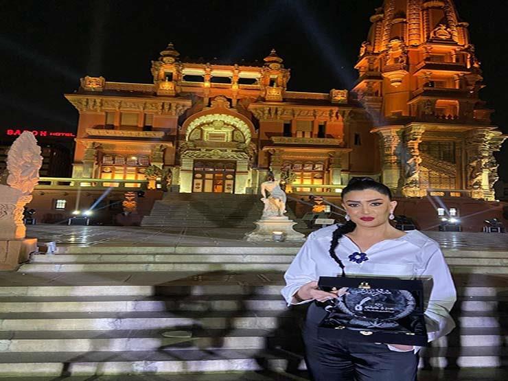 تكريم غادة عبد الرازق في قصر البارون