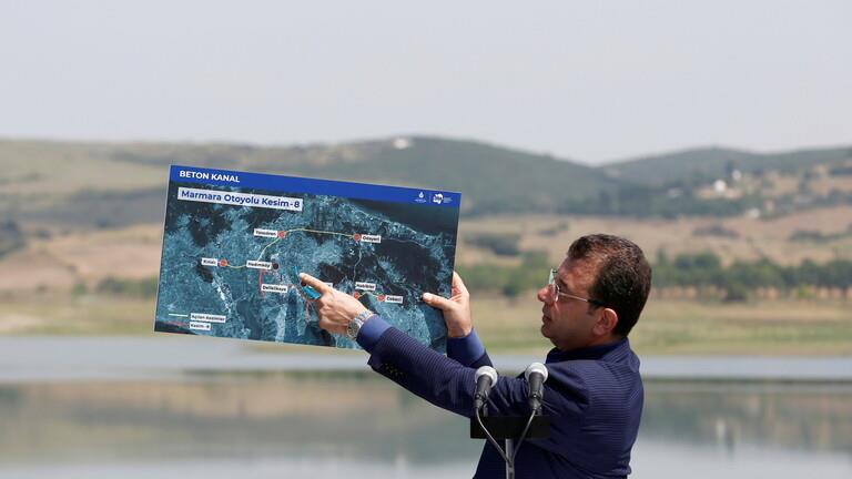 تركيا تبدأ بناء قناة اسطنبول التي تصل بحر مرمرة با