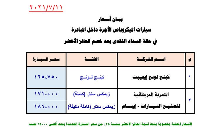 أسعار-الميكروباص-في-مبادرة-الإحلال