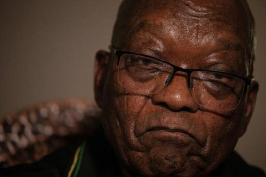 رئيس جنوب إفريقيا السابق جاكوب زوما مخاطبا وسائل ا